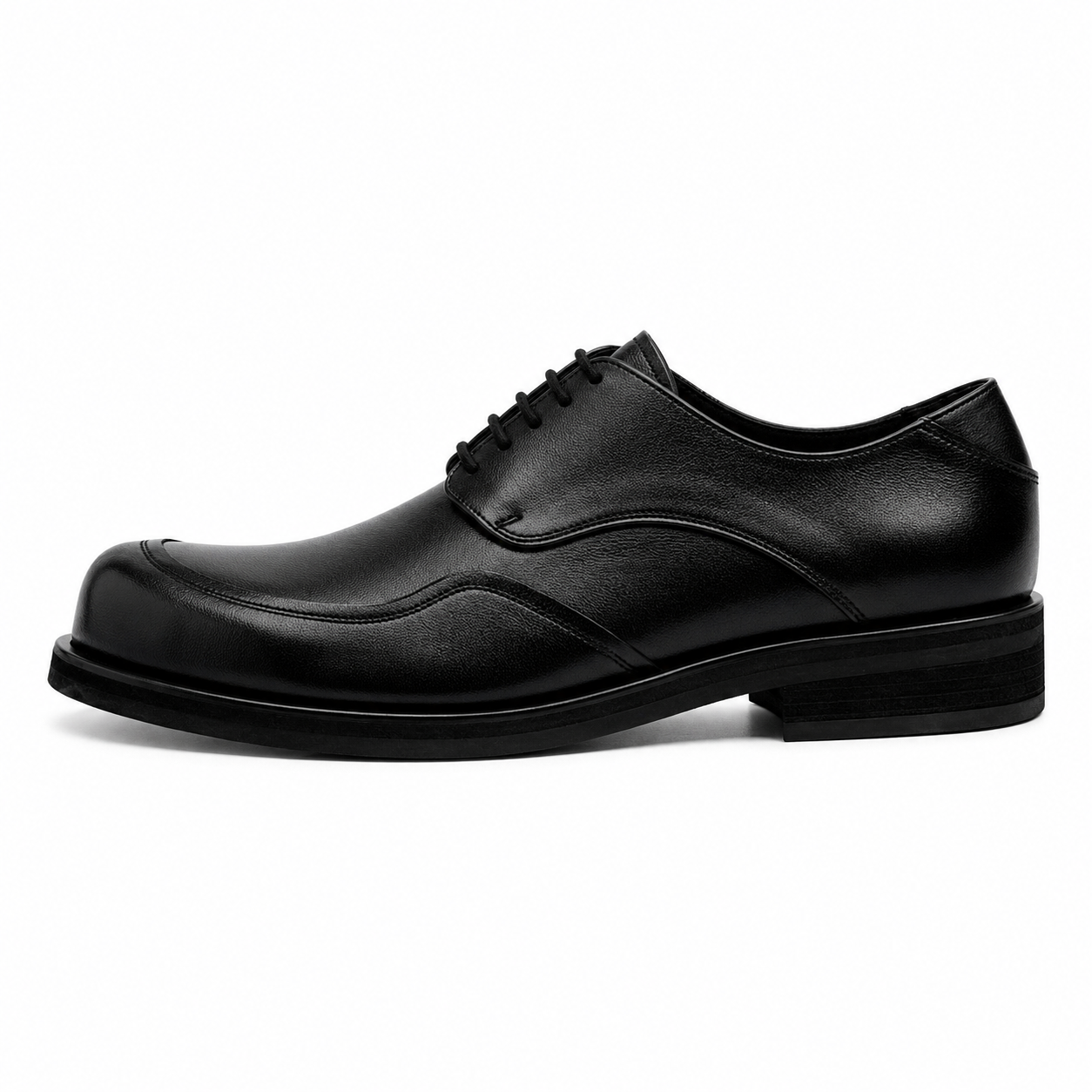 Split Apron Derby Blacknoir15