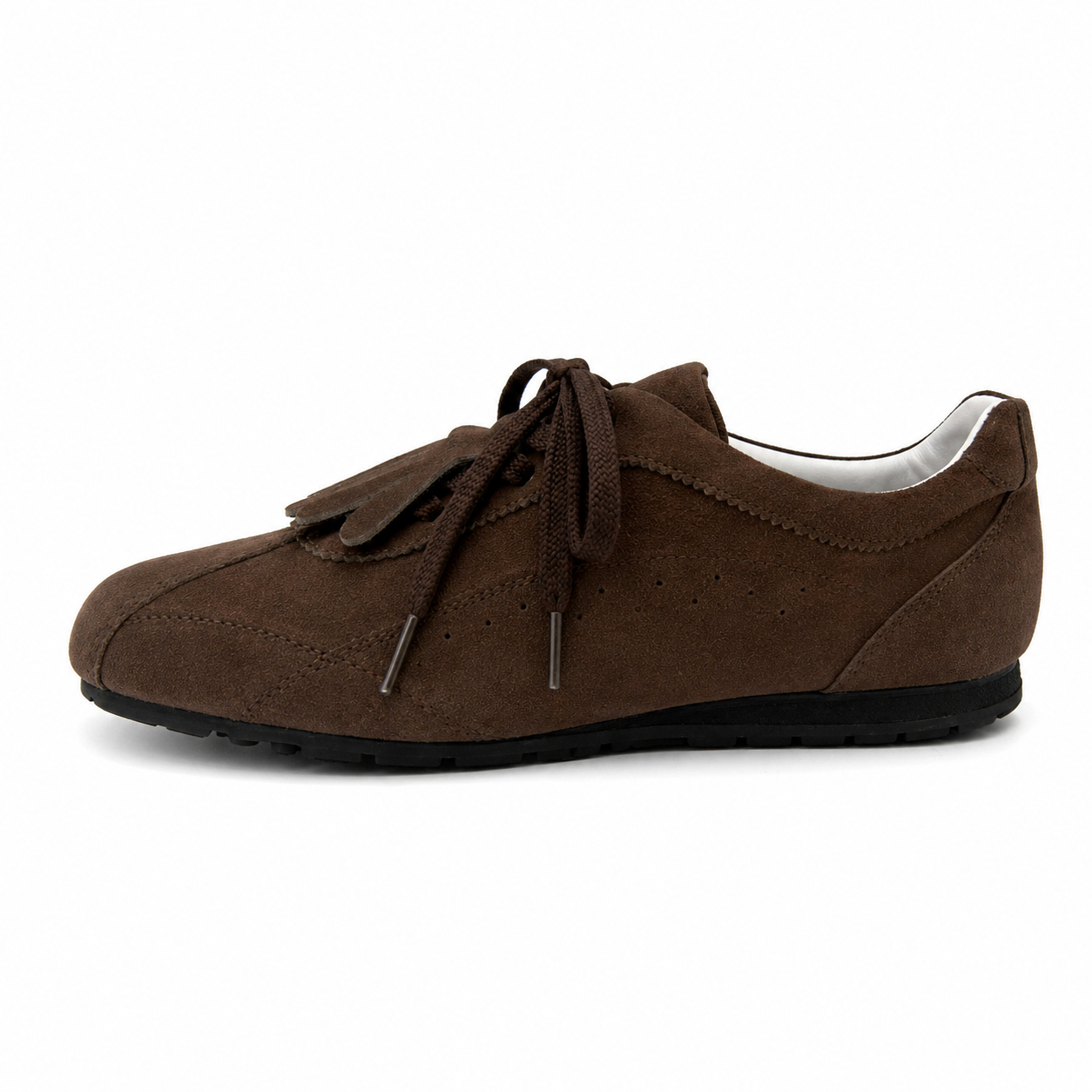Essential Fringe Moccasin Brown