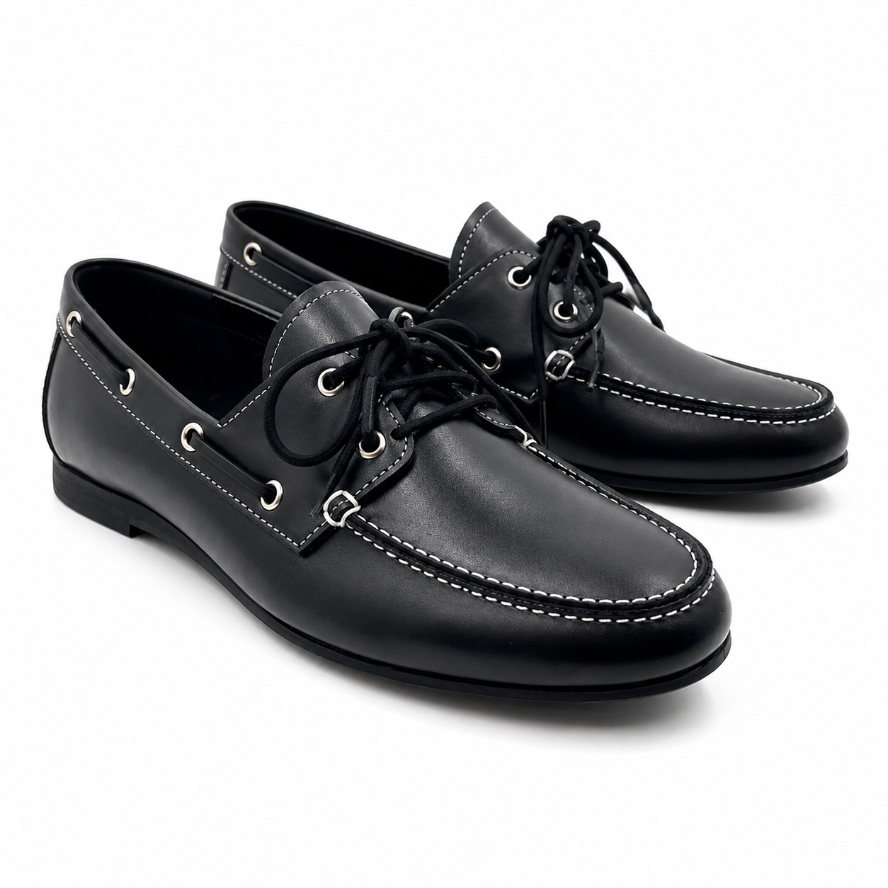 Classic Leather Boat Shoes 10