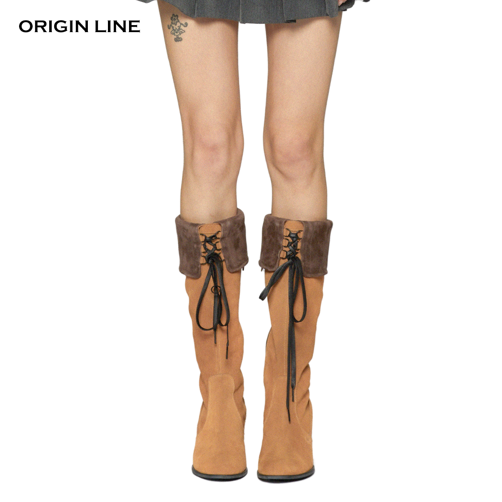 Origin Hidden Laceup Boots Brown detail 1