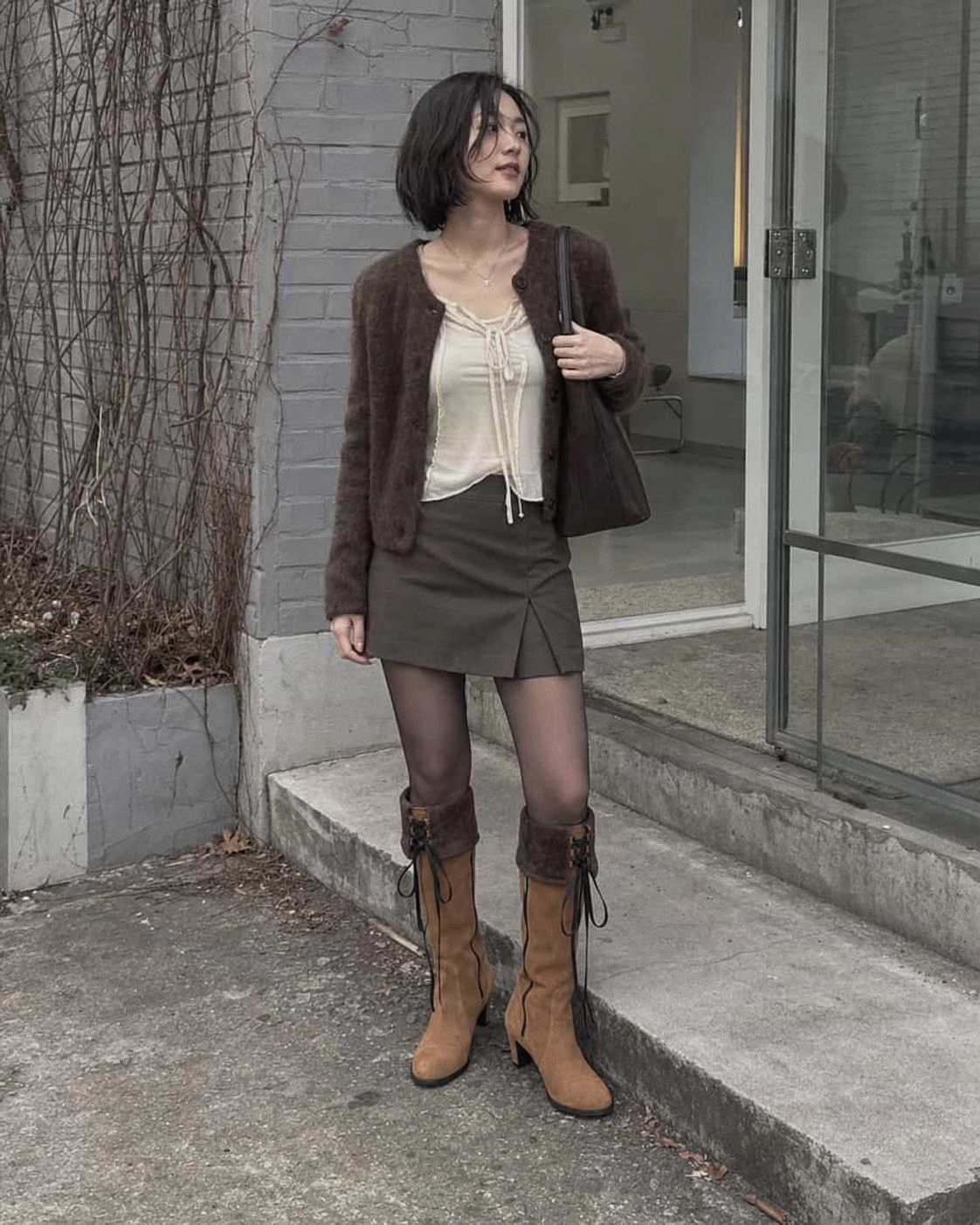 Origin Hidden Laceup Boots Brown detail 57