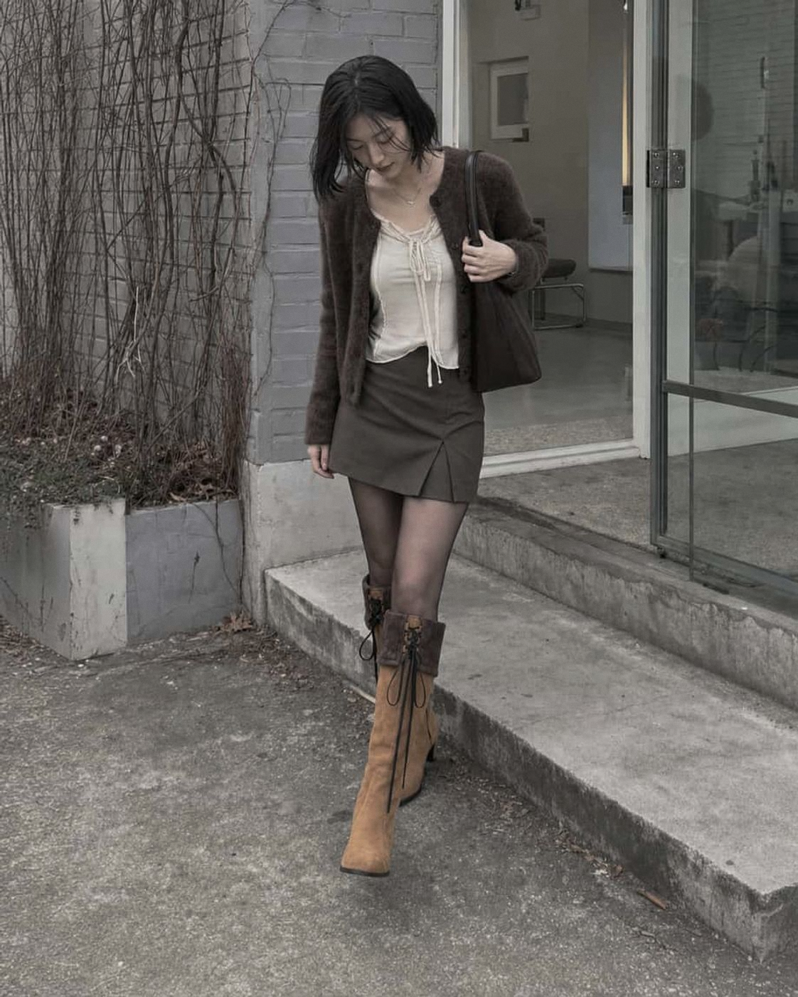 Origin Hidden Laceup Boots Brown detail 58
