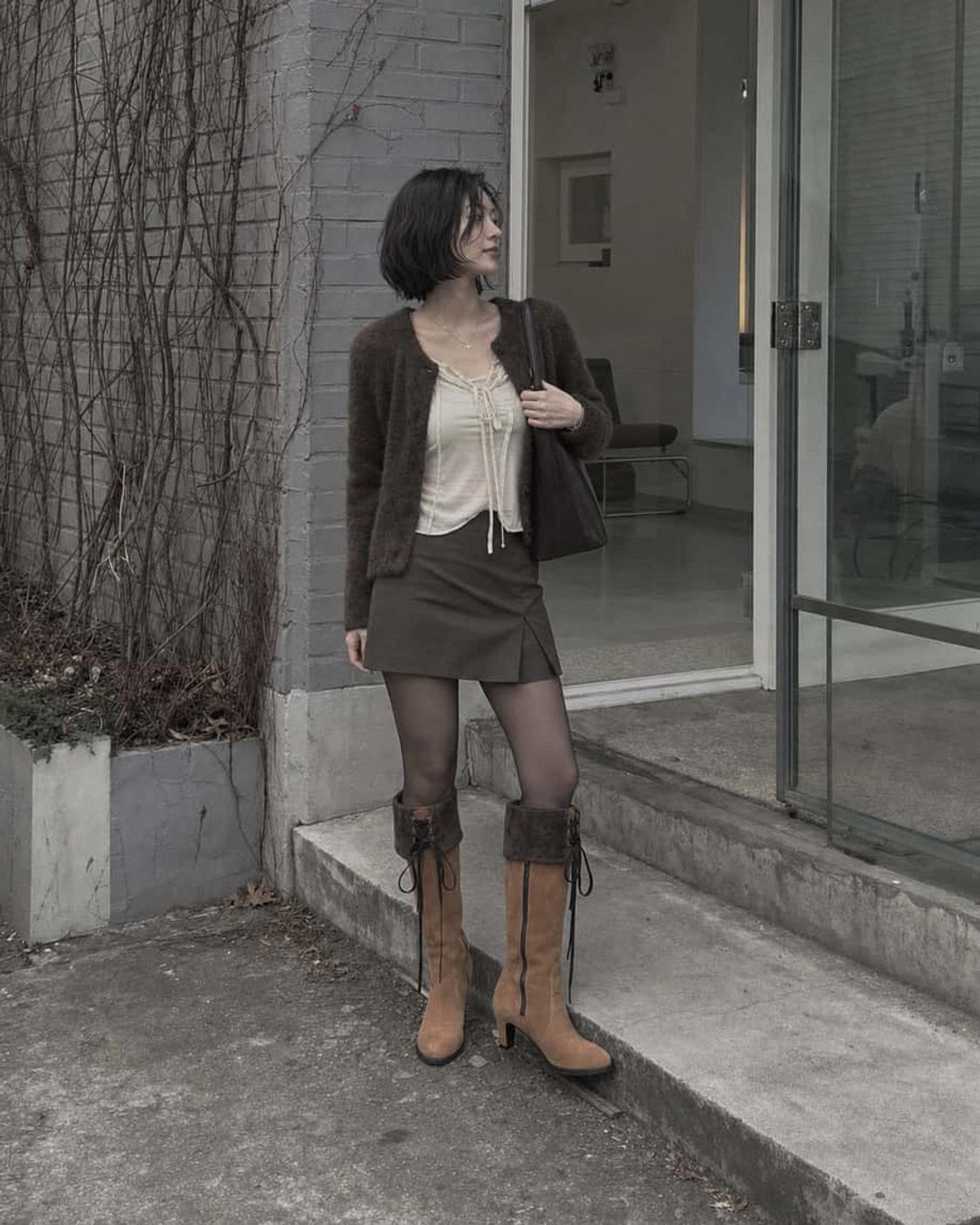 Origin Hidden Laceup Boots Brown detail 59