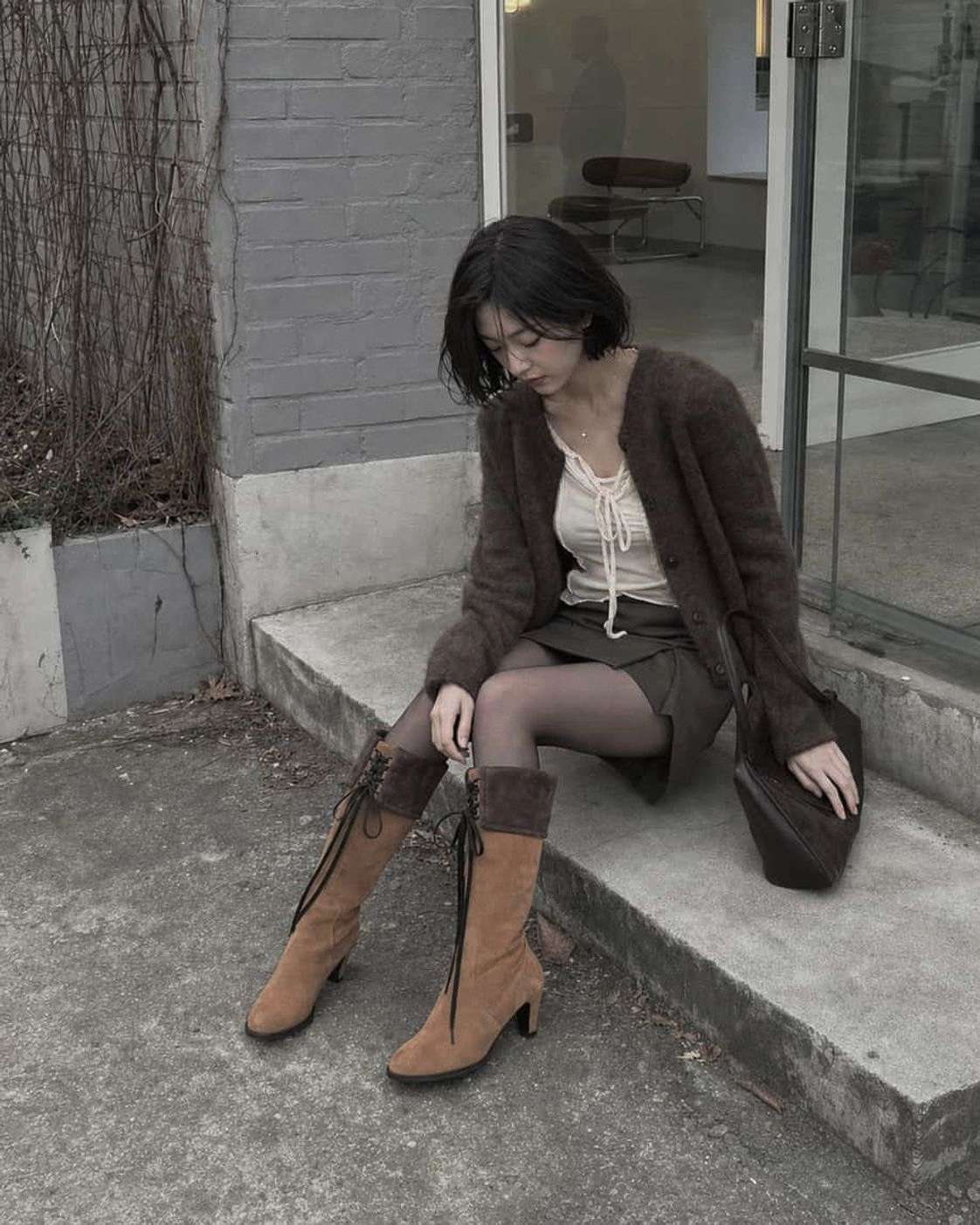 Origin Hidden Laceup Boots Brown detail 61