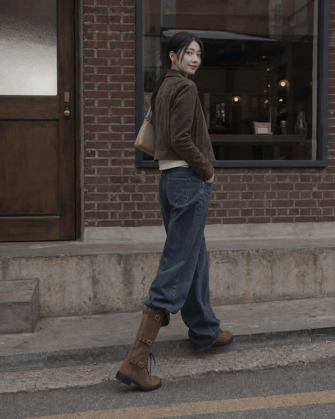Origin Step Strap Boots Brown detail 46