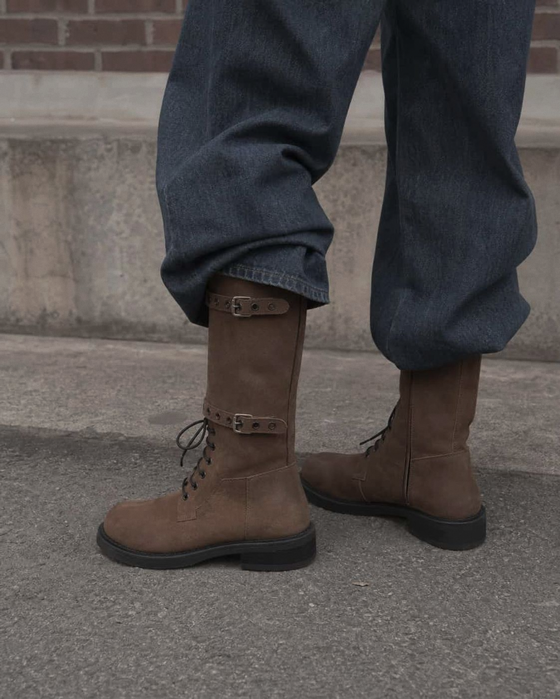 Origin Step Strap Boots Brown detail 50