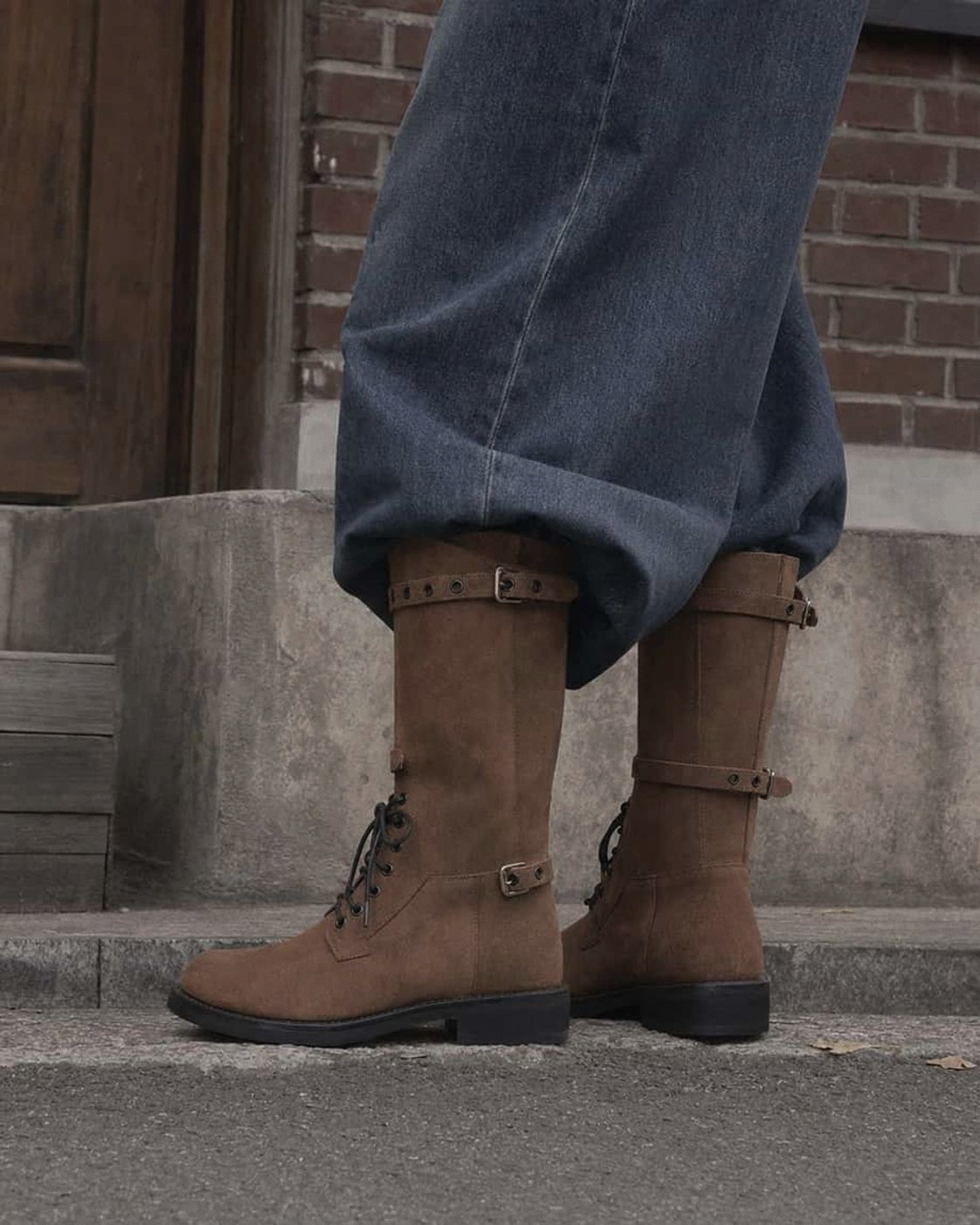 Origin Step Strap Boots Brown detail 52