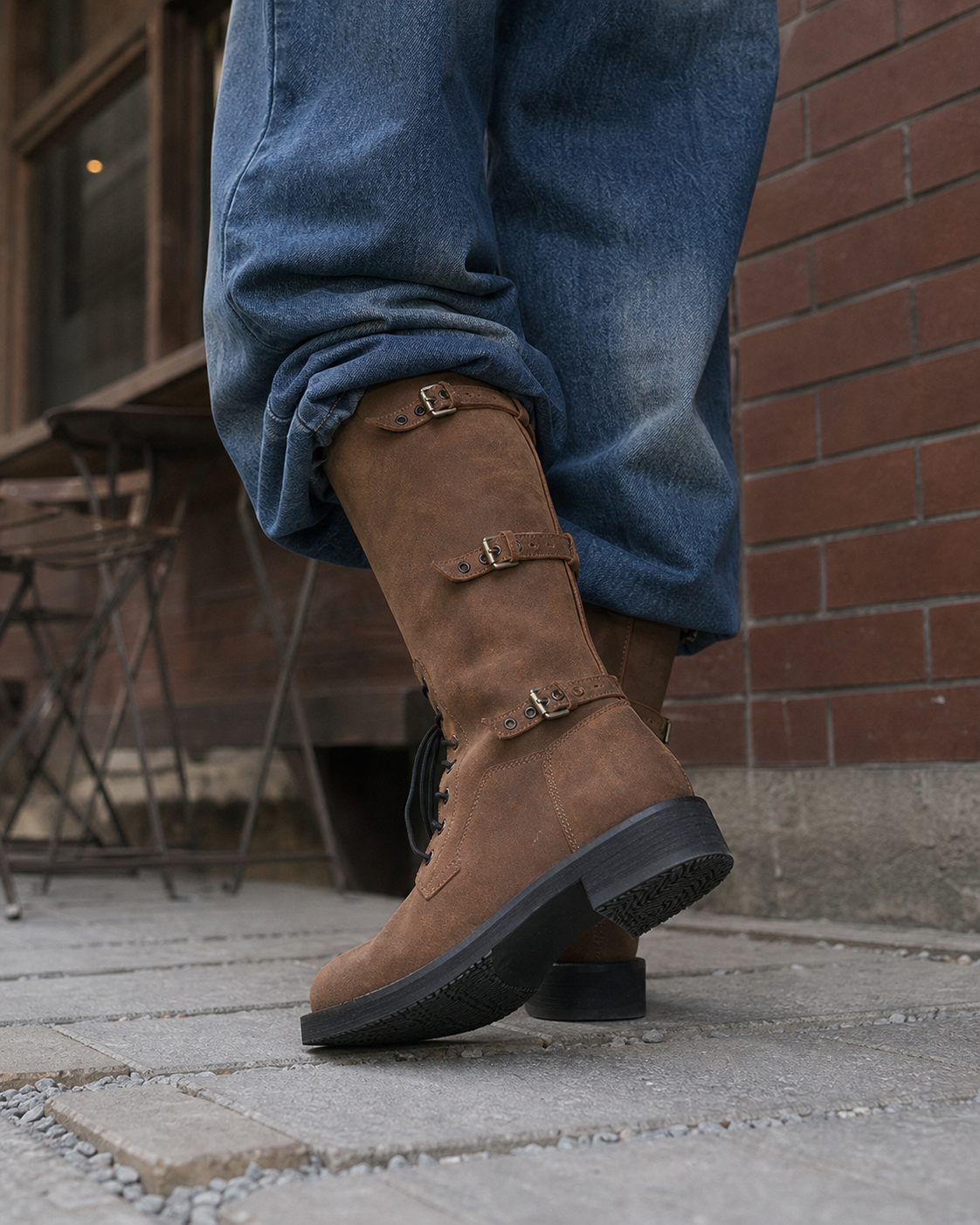 Origin Step Strap Boots Brown detail 32