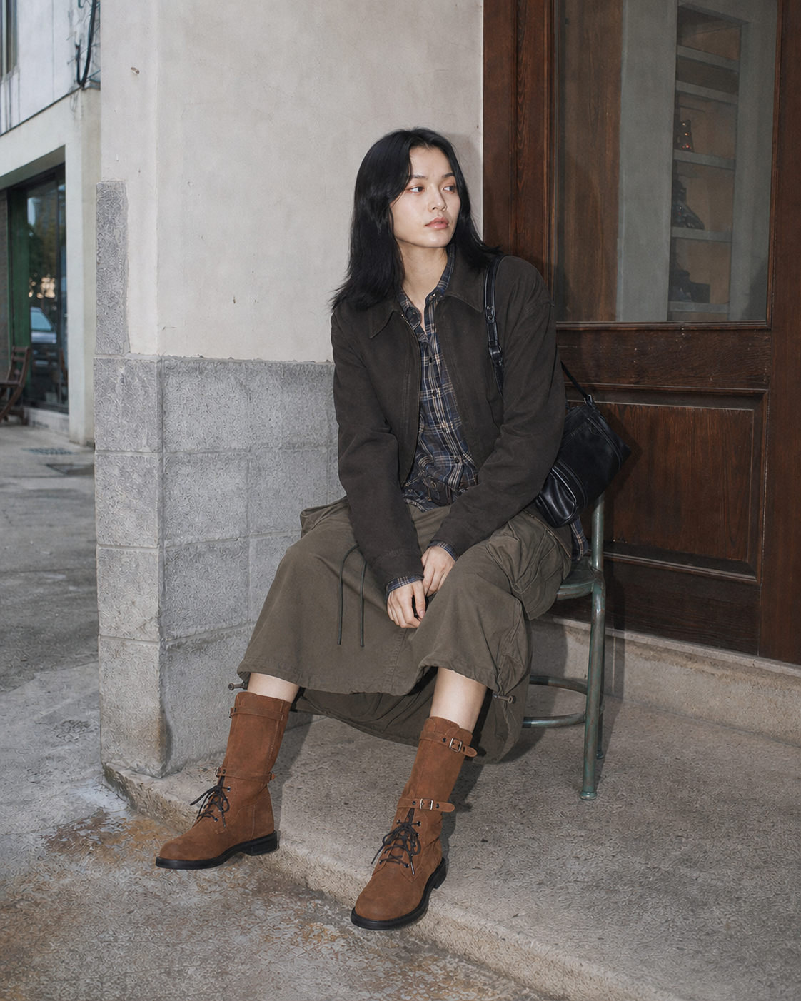 Origin Step Strap Boots Brown detail 37