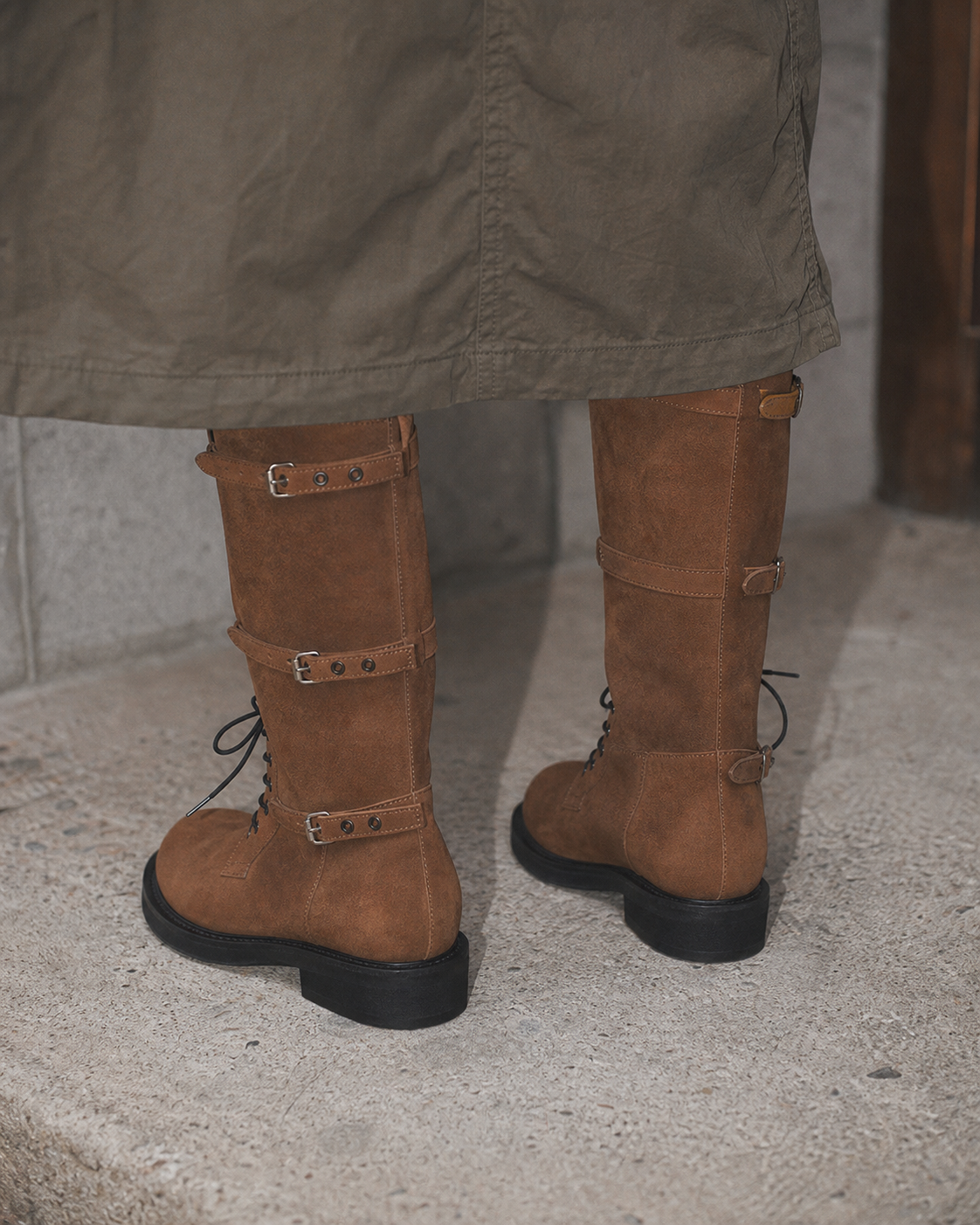 Origin Step Strap Boots Brown detail 40