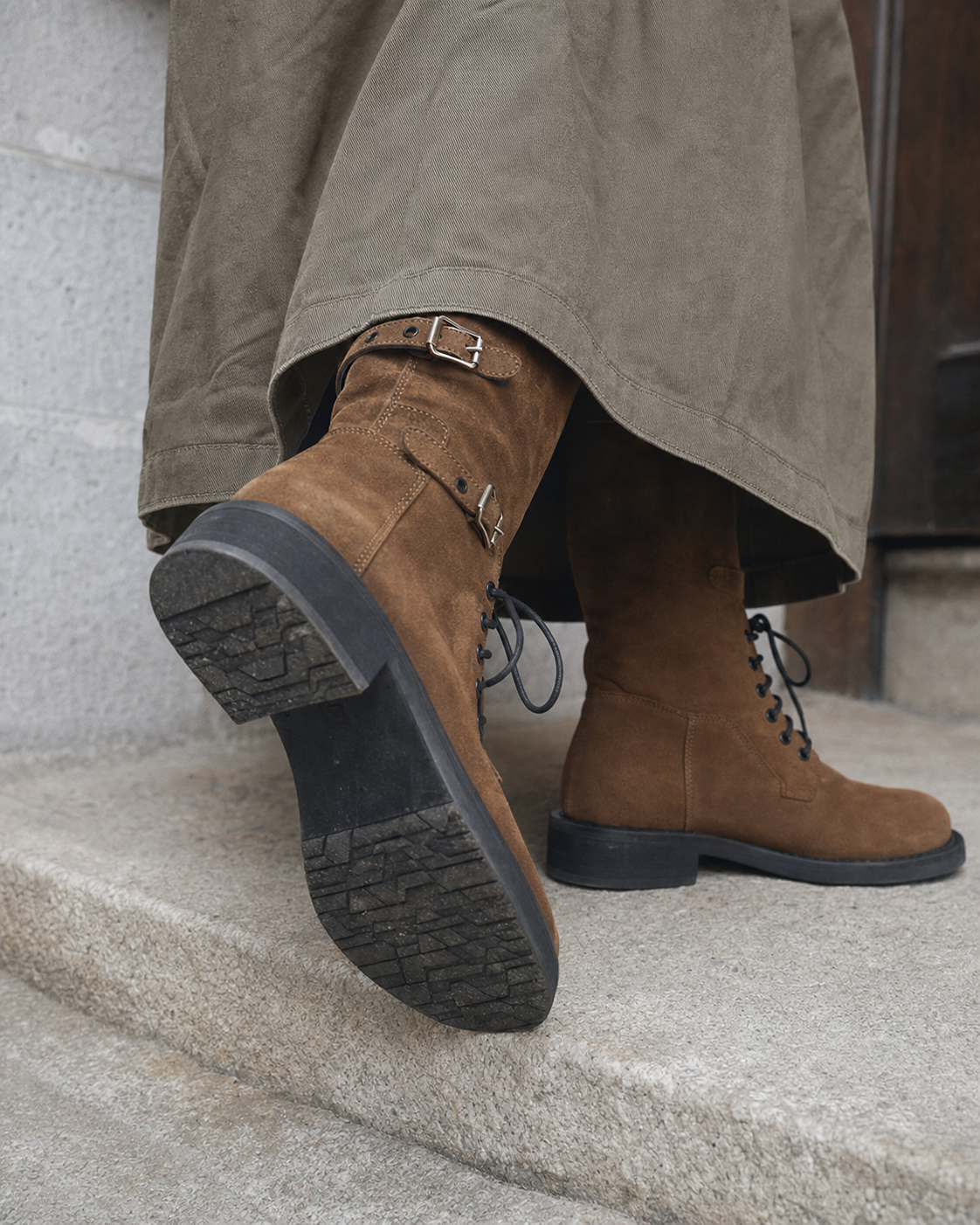 Origin Step Strap Boots Brown detail 42