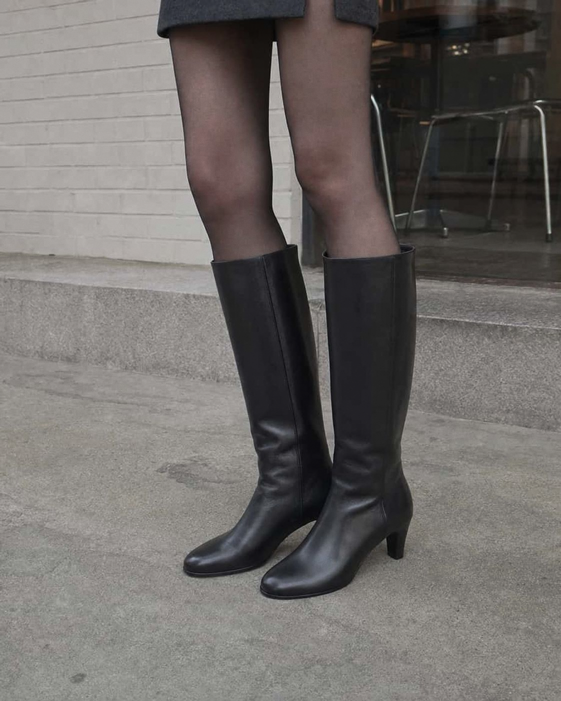 Classic Calf Boots Black detail 27