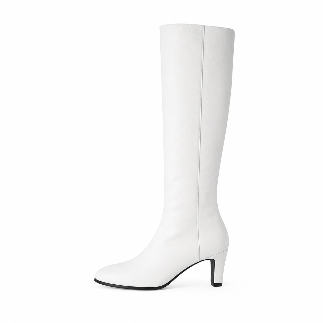 Classic Calf Boots White